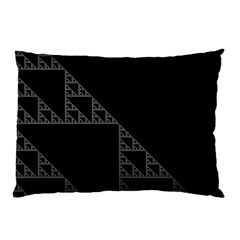 Triangle Black White Chevron Pillow Case