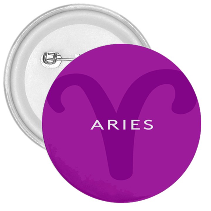 Zodiac Aries 3  Buttons