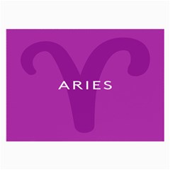 Zodiac Aries Large Glasses Cloth (2-side) by Mariart