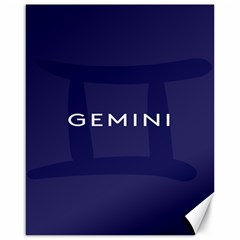 Zodiac Gemini Canvas 16  X 20   by Mariart