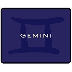Zodiac Gemini Double Sided Fleece Blanket (medium) 