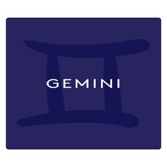 Zodiac Gemini Double Sided Flano Blanket (small)  by Mariart