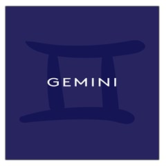 Zodiac Gemini Large Satin Scarf (square)