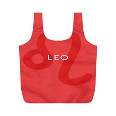 Zodiac Leo Full Print Recycle Bags (m)  by Mariart