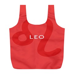 Zodiac Leo Full Print Recycle Bags (l)  by Mariart