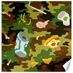 Urban Camo Green Brown Grey Pizza Strom Canvas 20  x 20   19 x19.27  Canvas - 1