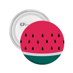 Watermelon Red Green White Black Fruit 2 25  Buttons