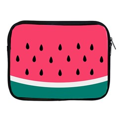 Watermelon Red Green White Black Fruit Apple Ipad 2/3/4 Zipper Cases by Mariart