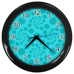 Pattern Wall Clocks (black)