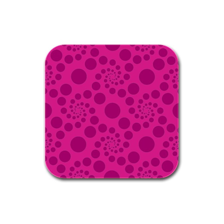 Pattern Rubber Square Coaster (4 pack) 