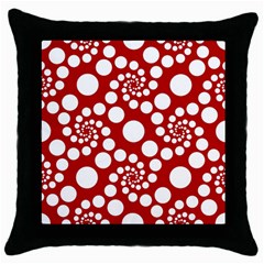 Pattern Throw Pillow Case (black) by Valentinaart