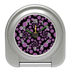 Pattern Travel Alarm Clocks by Valentinaart