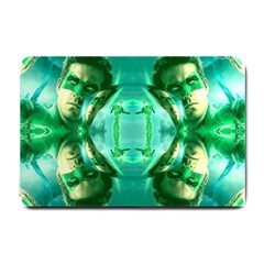 Green Lantern 3d Effect Small Doormat  by 3Dbjvprojats