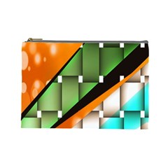 Abstract Wallpapers Cosmetic Bag (large)  by Simbadda