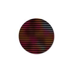 Colorful Venetian Blinds Effect Golf Ball Marker