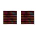 Colorful Venetian Blinds Effect Cufflinks (Square) Front(Pair)