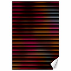 Colorful Venetian Blinds Effect Canvas 12  x 18  