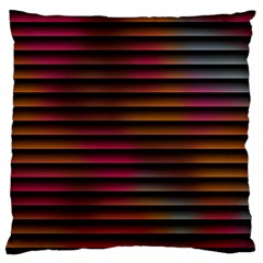 Colorful Venetian Blinds Effect Large Cushion Case (One Side)