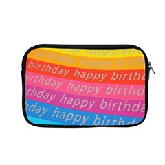 Colorful Happy Birthday Wallpaper Apple Macbook Pro 13  Zipper Case by Simbadda