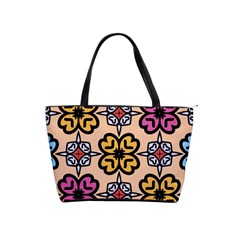 Abstract Seamless Background Pattern Shoulder Handbags by Simbadda