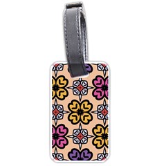 Abstract Seamless Background Pattern Luggage Tags (one Side) 