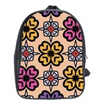 Abstract Seamless Background Pattern School Bags (XL)  Front