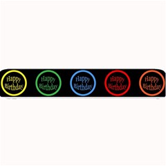 Happy Birthday Colorful Wallpaper Background Small Bar Mats