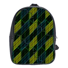 Futuristic Dark Pattern School Bags (xl)  by dflcprints