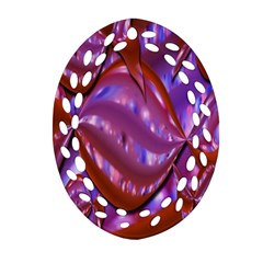 Passion Candy Sensual Abstract Ornament (Oval Filigree)