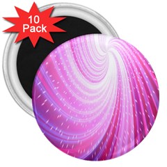 Vortexglow Abstract Background Wallpaper 3  Magnets (10 Pack)  by Simbadda