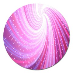 Vortexglow Abstract Background Wallpaper Magnet 5  (round) by Simbadda