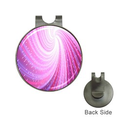 Vortexglow Abstract Background Wallpaper Hat Clips with Golf Markers