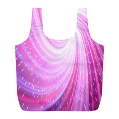 Vortexglow Abstract Background Wallpaper Full Print Recycle Bags (L) 