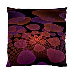 Heart Invasion Background Image With Many Hearts Standard Cushion Case (two Sides) by Simbadda