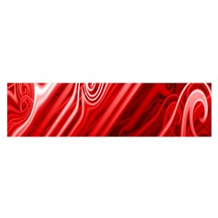 Red Abstract Swirling Pattern Background Wallpaper Satin Scarf (oblong) by Simbadda