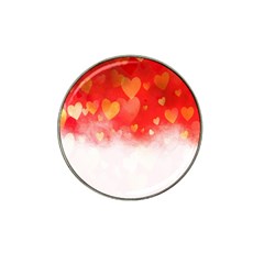 Abstract Love Heart Design Hat Clip Ball Marker