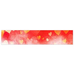 Abstract Love Heart Design Flano Scarf (Small)