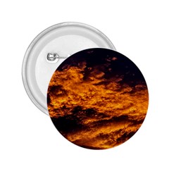 Abstract Orange Black Sunset Clouds 2.25  Buttons