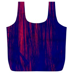 Abstract Color Red Blue Full Print Recycle Bags (l)  by Simbadda