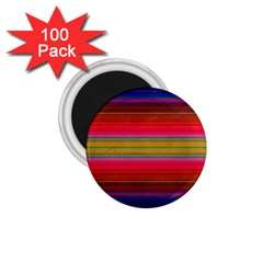 Fiesta Stripe Bright Colorful Neon Stripes Cinco De Mayo Background 1 75  Magnets (100 Pack)  by Simbadda