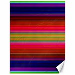 Fiesta Stripe Bright Colorful Neon Stripes Cinco De Mayo Background Canvas 36  x 48   35.26 x46.15  Canvas - 1