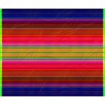 Fiesta Stripe Bright Colorful Neon Stripes Cinco De Mayo Background Deluxe Canvas 14  x 11  14  x 11  x 1.5  Stretched Canvas