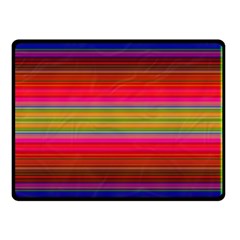 Fiesta Stripe Bright Colorful Neon Stripes Cinco De Mayo Background Double Sided Fleece Blanket (small) 