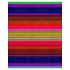 Fiesta Stripe Bright Colorful Neon Stripes Cinco De Mayo Background Drawstring Bag (small) by Simbadda