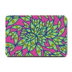 Big Growth Abstract Floral Texture Small Doormat  by Simbadda