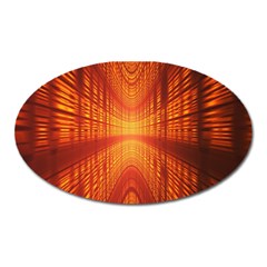 Abstract Wallpaper With Glowing Light Oval Magnet by Simbadda