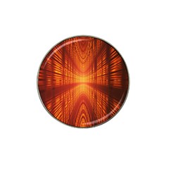 Abstract Wallpaper With Glowing Light Hat Clip Ball Marker by Simbadda