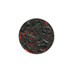 Volcanic Lava Background Effect Golf Ball Marker (10 Pack) by Simbadda