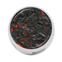 Volcanic Lava Background Effect 4-port Usb Hub (one Side) by Simbadda