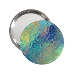 Colorful Patterned Glass Texture Background 2 25  Handbag Mirrors by Simbadda